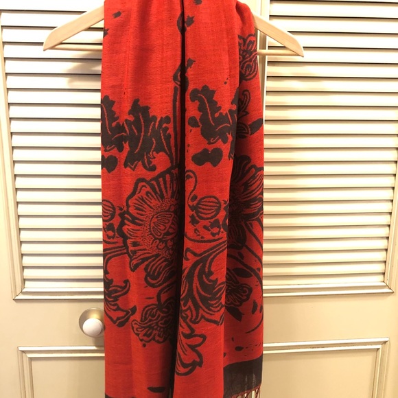 2 x Reversible Cotton Scarves - Picture 7 of 12